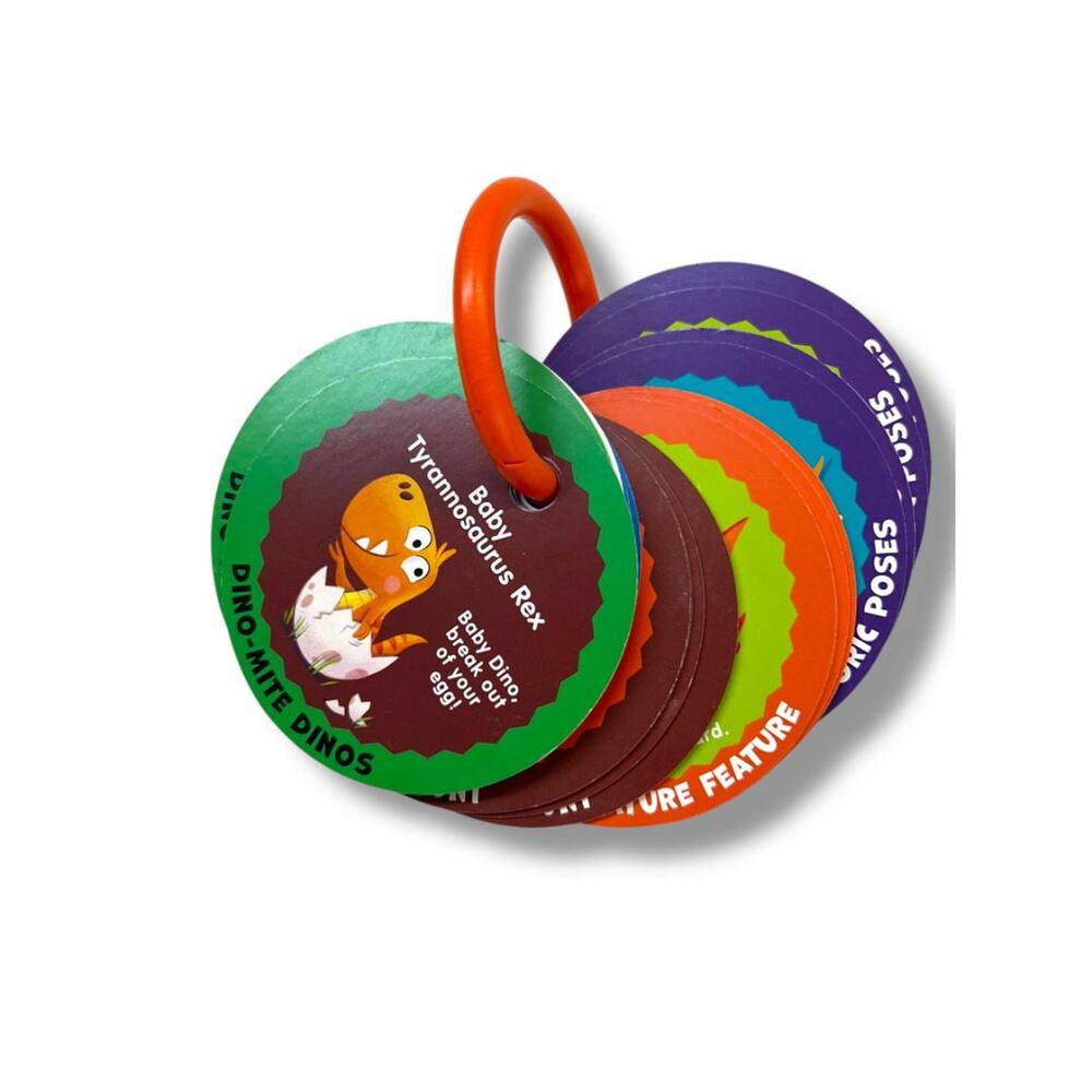 MollyBee Kids Dino Stomp and Roar Toddler Preschool Activity Cards